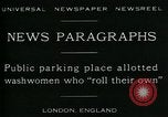 Standbild Frauen Wäsche waschen London England, 1930, aus Sekunde 7 historischem Filmmaterial Videoclip 65675035100