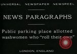 Standbild Frauen Wäsche waschen London England, 1930, aus Sekunde 8 historischem Filmmaterial Videoclip 65675035100