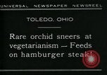 Standbild fleischfressende Cobra Lilien Toledo Ohio USA, 1930, aus Sekunde 3 historischem Filmmaterial Videoclip 65675035101