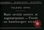 Standbild fleischfressende Cobra Lilien Toledo Ohio USA, 1930, aus Sekunde 6 historischem Filmmaterial Videoclip 65675035101
