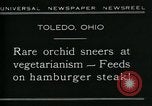 Standbild fleischfressende Cobra Lilien Toledo Ohio USA, 1930, aus Sekunde 9 historischem Filmmaterial Videoclip 65675035101