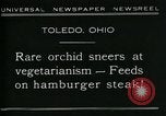 Standbild fleischfressende Cobra Lilien Toledo Ohio USA, 1930, aus Sekunde 10 historischem Filmmaterial Videoclip 65675035101