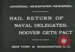 Standbild Stimson bietet London Naval Vertrag New York City USA, 1930, aus Sekunde 4 historischem Filmmaterial Videoclip 65675035106