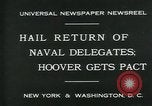 Standbild Stimson bietet London Naval Vertrag New York City USA, 1930, aus Sekunde 8 historischem Filmmaterial Videoclip 65675035106