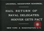 Standbild Stimson bietet London Naval Vertrag New York City USA, 1930, aus Sekunde 10 historischem Filmmaterial Videoclip 65675035106