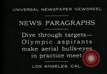 Standbild Olympischen Aspiranten Los Angeles California USA, 1930, aus Sekunde 5 historischem Filmmaterial Videoclip 65675035109