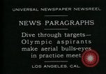 Standbild Olympischen Aspiranten Los Angeles California USA, 1930, aus Sekunde 6 historischem Filmmaterial Videoclip 65675035109