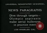 Standbild Olympischen Aspiranten Los Angeles California USA, 1930, aus Sekunde 11 historischem Filmmaterial Videoclip 65675035109