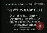 Standbild Olympischen Aspiranten Los Angeles California USA, 1930, aus Sekunde 12 historischem Filmmaterial Videoclip 65675035109