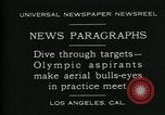 Standbild Olympischen Aspiranten Los Angeles California USA, 1930, aus Sekunde 13 historischem Filmmaterial Videoclip 65675035109