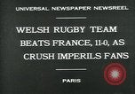 Standbild Rugby-spiel Paris Frankreich, 1930, aus Sekunde 4 historischem Filmmaterial Videoclip 65675035112