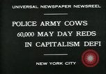 Standbild Pro-sozialistischen Mai 1930 Parade in New York New York City USA, 1930, aus Sekunde 7 historischem Filmmaterial Videoclip 65675035113