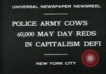 Standbild Pro-sozialistischen Mai 1930 Parade in New York New York City USA, 1930, aus Sekunde 8 historischem Filmmaterial Videoclip 65675035113