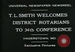 Immagine di T L Smith Hagerstown Maryland USA, 1930, secondo 3 filmato di repertorio 65675035114