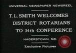 Immagine di T L Smith Hagerstown Maryland USA, 1930, secondo 4 filmato di repertorio 65675035114