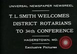 Immagine di T L Smith Hagerstown Maryland USA, 1930, secondo 5 filmato di repertorio 65675035114