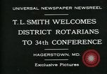 Immagine di T L Smith Hagerstown Maryland USA, 1930, secondo 6 filmato di repertorio 65675035114