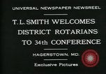 Immagine di T L Smith Hagerstown Maryland USA, 1930, secondo 7 filmato di repertorio 65675035114