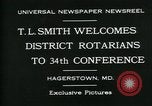 Immagine di T L Smith Hagerstown Maryland USA, 1930, secondo 8 filmato di repertorio 65675035114