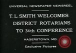 Immagine di T L Smith Hagerstown Maryland USA, 1930, secondo 10 filmato di repertorio 65675035114