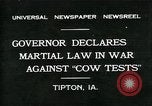 Standbild amerikanische Truppen Tipton Iowa USA, 1931, aus Sekunde 1 historischem Filmmaterial Videoclip 65675035117