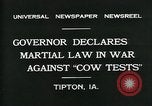 Standbild amerikanische Truppen Tipton Iowa USA, 1931, aus Sekunde 3 historischem Filmmaterial Videoclip 65675035117