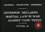 Standbild amerikanische Truppen Tipton Iowa USA, 1931, aus Sekunde 5 historischem Filmmaterial Videoclip 65675035117