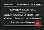 Image of archer Beverly Hills California USA, 1931, second 10 stock footage video 65675035118