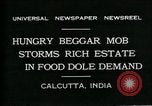 Image of beggars Calcutta India, 1931, second 10 stock footage video 65675035120