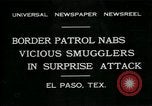 Standbild Border Patrol El Paso Texas USA, 1931, aus Sekunde 1 historischem Filmmaterial Videoclip 65675035122