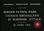 Standbild Border Patrol El Paso Texas USA, 1931, aus Sekunde 3 historischem Filmmaterial Videoclip 65675035122