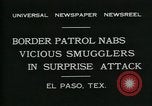 Standbild Border Patrol El Paso Texas USA, 1931, aus Sekunde 4 historischem Filmmaterial Videoclip 65675035122