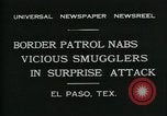 Standbild Border Patrol El Paso Texas USA, 1931, aus Sekunde 6 historischem Filmmaterial Videoclip 65675035122