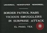 Standbild Border Patrol El Paso Texas USA, 1931, aus Sekunde 10 historischem Filmmaterial Videoclip 65675035122