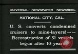 Standbild amerikanische Schiffe National City California USA, 1931, aus Sekunde 3 historischem Filmmaterial Videoclip 65675035124