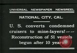 Standbild amerikanische Schiffe National City California USA, 1931, aus Sekunde 4 historischem Filmmaterial Videoclip 65675035124