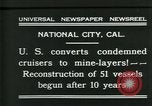 Standbild amerikanische Schiffe National City California USA, 1931, aus Sekunde 7 historischem Filmmaterial Videoclip 65675035124