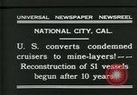 Standbild amerikanische Schiffe National City California USA, 1931, aus Sekunde 9 historischem Filmmaterial Videoclip 65675035124
