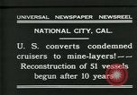 Standbild amerikanische Schiffe National City California USA, 1931, aus Sekunde 10 historischem Filmmaterial Videoclip 65675035124