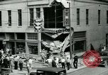 Image of damage from car hitting a building Dallas Texas USA, 1931, second 15 stock footage video 65675035127