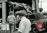 Image of damage from car hitting a building Dallas Texas USA, 1931, second 37 stock footage video 65675035127