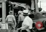 Image of damage from car hitting a building Dallas Texas USA, 1931, second 38 stock footage video 65675035127