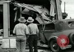 Image of damage from car hitting a building Dallas Texas USA, 1931, second 39 stock footage video 65675035127