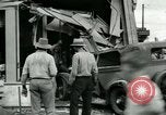 Image of damage from car hitting a building Dallas Texas USA, 1931, second 40 stock footage video 65675035127