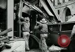 Image of damage from car hitting a building Dallas Texas USA, 1931, second 51 stock footage video 65675035127
