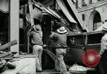 Image of damage from car hitting a building Dallas Texas USA, 1931, second 52 stock footage video 65675035127