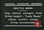Image of dog athlete Seattle Washington USA, 1931, second 7 stock footage video 65675035128