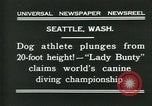 Image of dog athlete Seattle Washington USA, 1931, second 8 stock footage video 65675035128