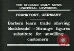 Image of barbers Frankfurt Germany, 1931, second 3 stock footage video 65675035129