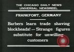 Image of barbers Frankfurt Germany, 1931, second 4 stock footage video 65675035129